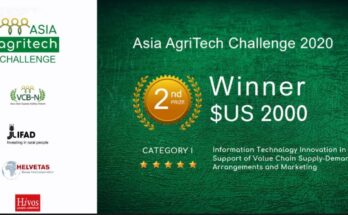 FarmERP bags US$ 2000, secures 2nd place in Asia Agritech Challenge