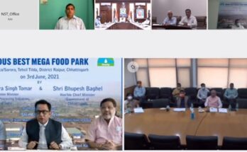 Narendra Singh Tomar inaugurates Indus Best Mega Food Park at Raipur