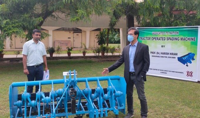 CSIR-CMERI dedicates tractor-mounted spading machine to the nation