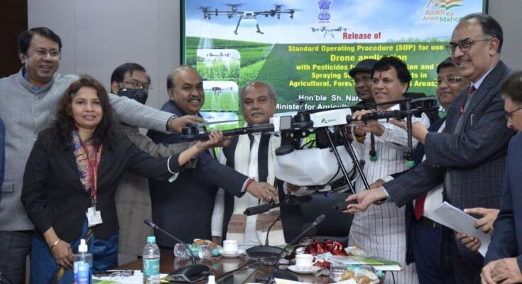 Govt releases standard operating procedure for use of drones in agricultural practices