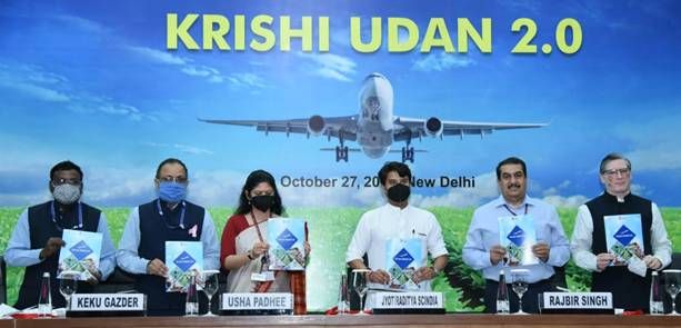 Centre includes 53 airports under Krishi Udan scheme