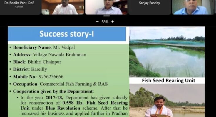 DoF organises webinar on ‘Neoteric Technologies in Fisheries and Aquaculture’