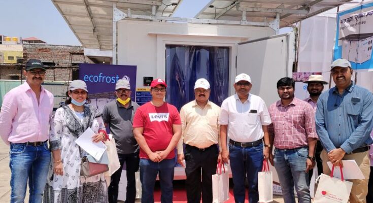 Ecozen demonstrates solar-powered cold room technology in Tomato Krishi Mela