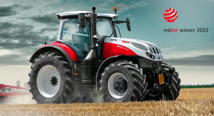 STEYR Terrus CVT tractor wins Red Dot Design Award