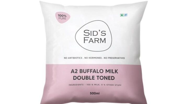 Hyderabad-based Sid’s Farm launches Double Toned A2 Buffalo Milk