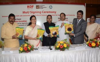 NDDB, KOF, UAS-B, IIOR ink MoU for sunflower hybrid seed production in Karnataka