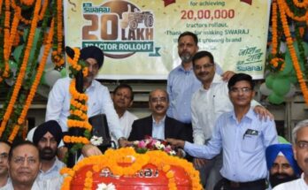 Swaraj Tractors crosses 20 lakh production milestone
