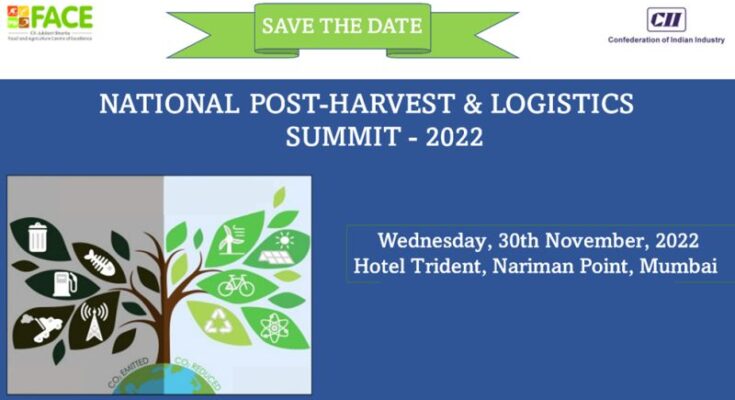CII to host National Post-Harvest & Logistics Summit & Cold Chain Awards in November in Mumbai