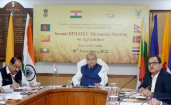 India hosts 2nd BIMSTEC Agriculture Ministers Meeting; calls for deepening regional cooperation