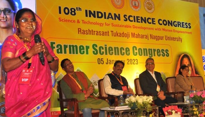 Organic seeds can resolve agrarian distress: says Rahibai Popere at Farmer’s Science Congress