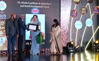 Nandini Azad wins ‘The Hindu - World of Women 2023 Award’ in Agriculture and Rural Development