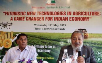 Dhanuka Group chairman pitches for integration of drones, AI, IoT with agriculture to increase farmers’ income