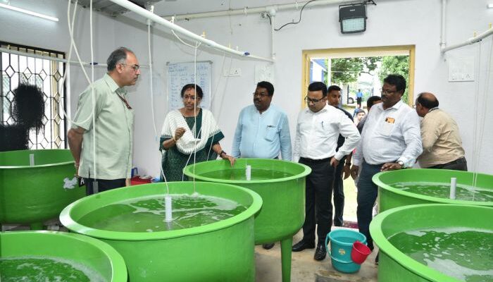Abhilaksh Likhi visits fish farmers, ICAR-CIFA and NFFBB to review fisheries research initiatives