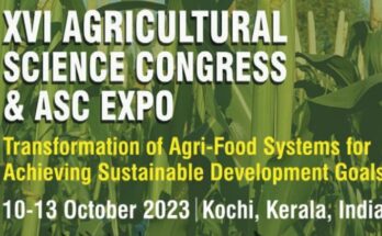 ICAR- CMFRI to host 16th Agricultural Science Congress at Kochi to address sustainable development goals