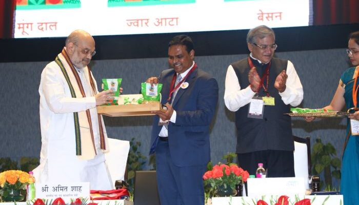 Amit Shah launches National Cooperative Organics Limited’s Bharat Organics food products
