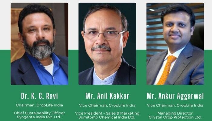 CropLife India re-elects Dr KC Ravi as the Chairman and Anil Kakkar as the Vice Chairman